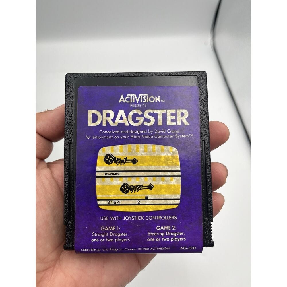 Atari 2600 Dragster Tested Combine Ship